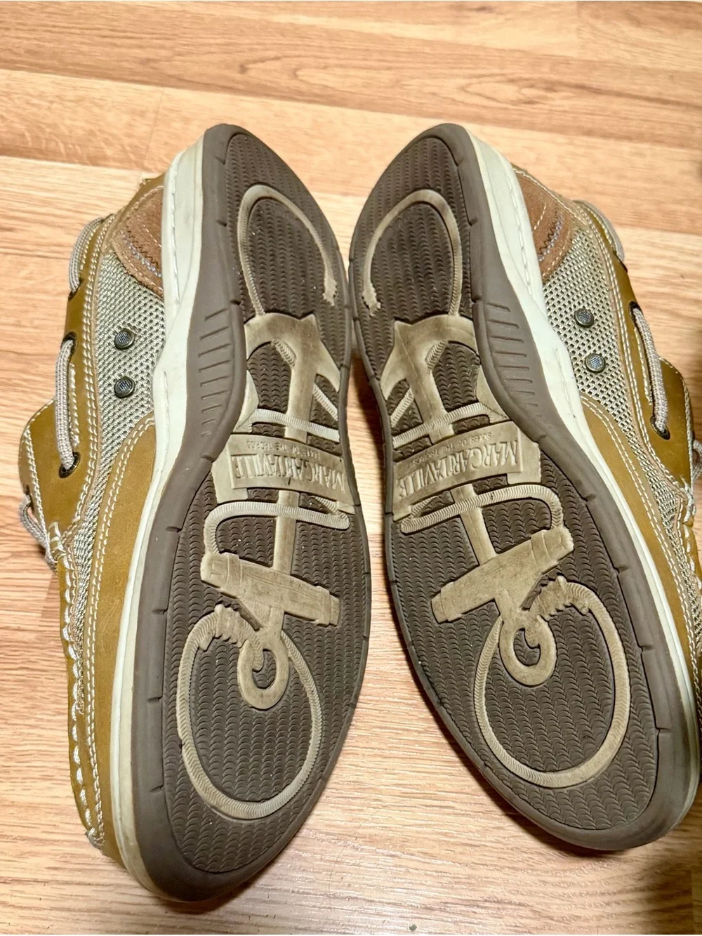 Men's Olive Brown Casual Boat Shoes